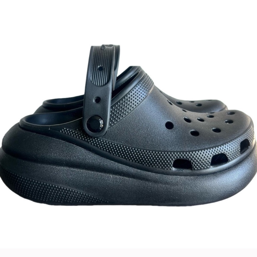 Crocs Mega Crush Black Clog Size 8
